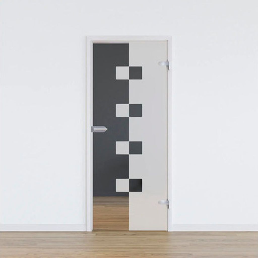 Pertura Glastür Glera Cube 709 x 2097 x 8 mm Rechts für Beschlag Studio