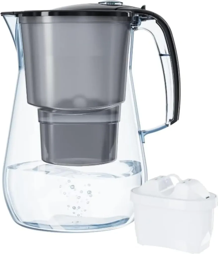 Purificateur d'eau Onyx Blanc 4,2L aspect verre avec filtre Premium