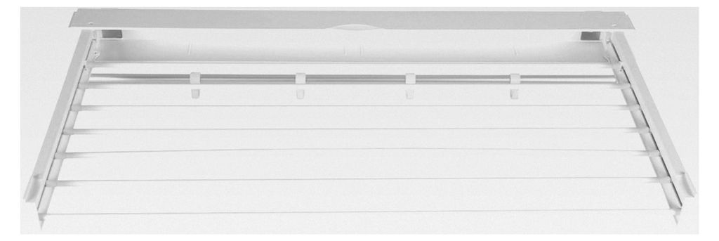 Wand-Wäschetrockner, platzsparender Wäschetrockner mit einziehbaren Stangen, versenkbarer Wandtrockner mit 7 einziehbaren Stangen, geeignet für ...