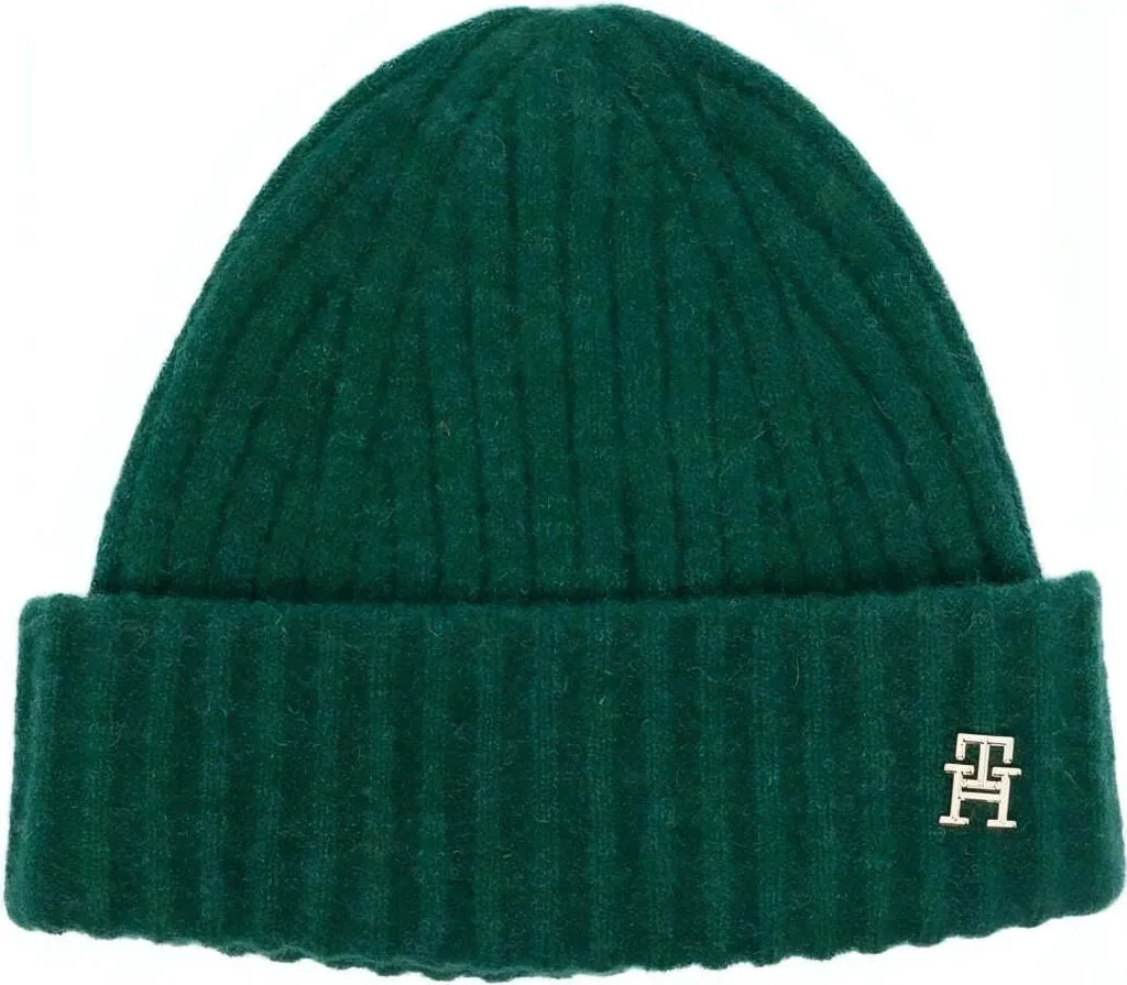 Chapeau de Pluie Tommy Hilfiger Vert Imperméable en Taille Unique Femme