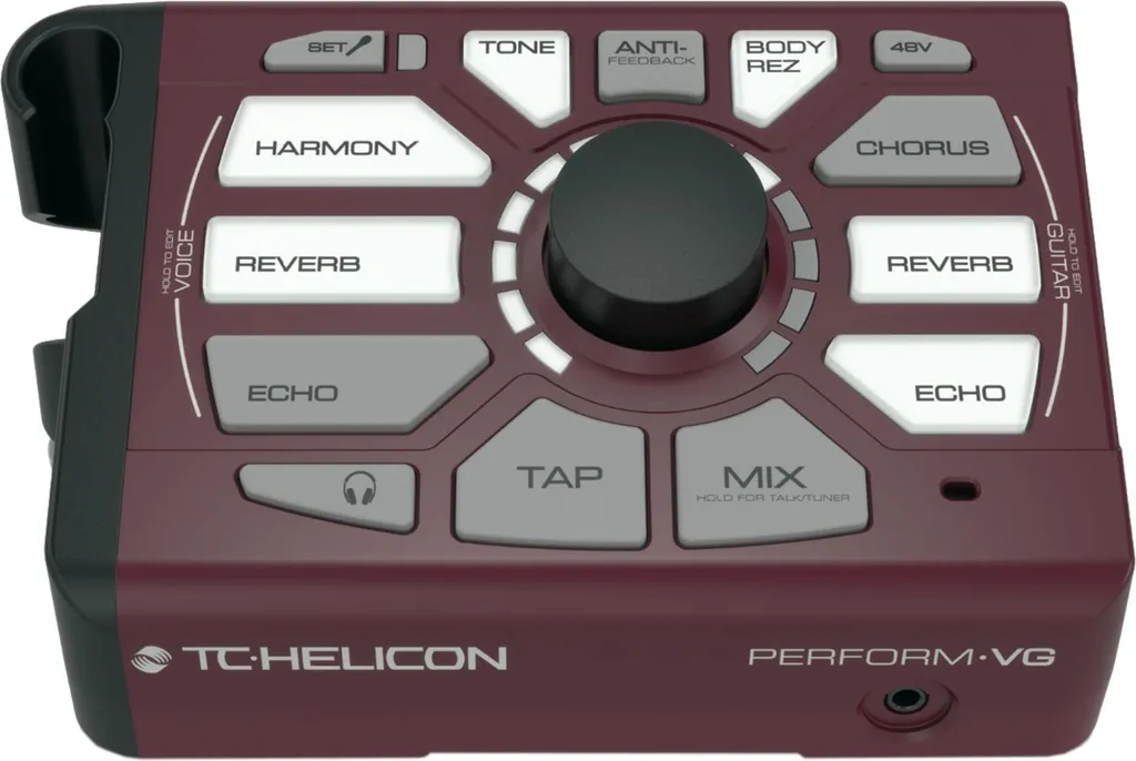Processeur de Chant et Guitare TC Helicon Perform-VG avec Harmonies