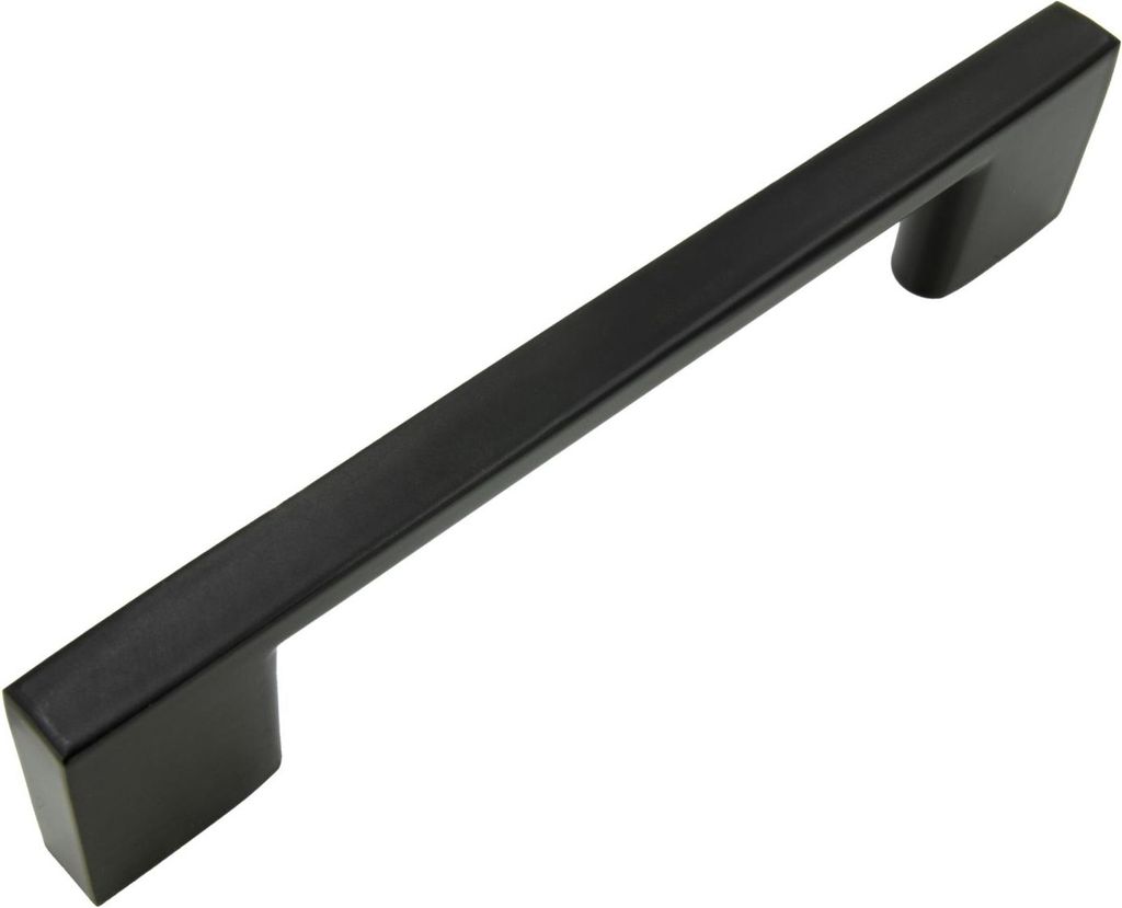Czarny aluminiowy uchwyt meblowy 96 mm - Eleganckie, matowe Zdjęcie produktu 