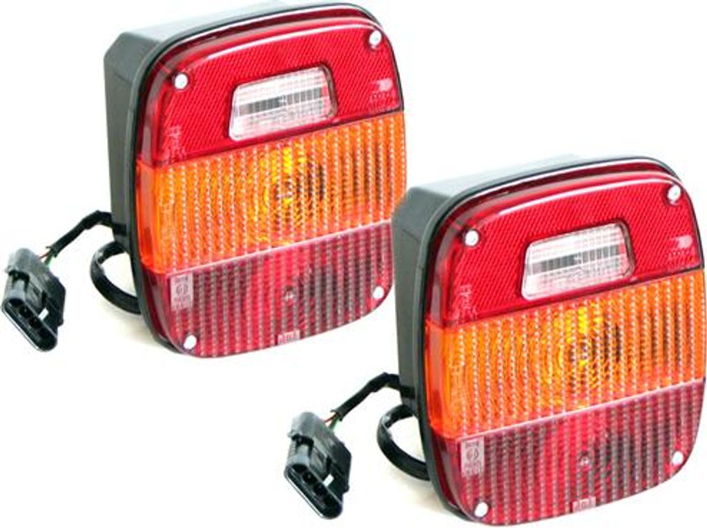 Zestaw tylnych świateł Euro Jeep CJ Wrangler YJ 76 - 86 Zdjęcie produktu 