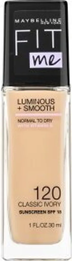 Maybelline Fit Me ! Luminous + Smooth Foundation 120 Classic Ivory 30ml