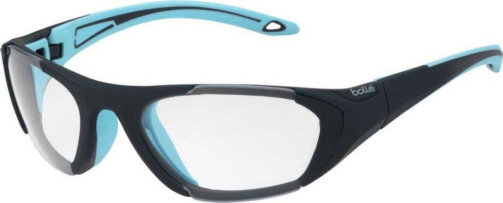 Bolle Baller Junior Squashbrille Blau,Schwarz PC Clear Platinum/CAT0 Blau,Schwarz PC Clear Platinum/CAT0