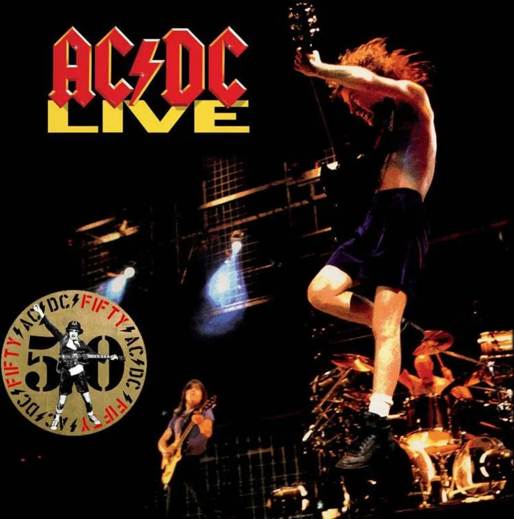AC/DC Live Vinyle : Retrouvez l'Énergie du Concert en Édition Or 2 LP