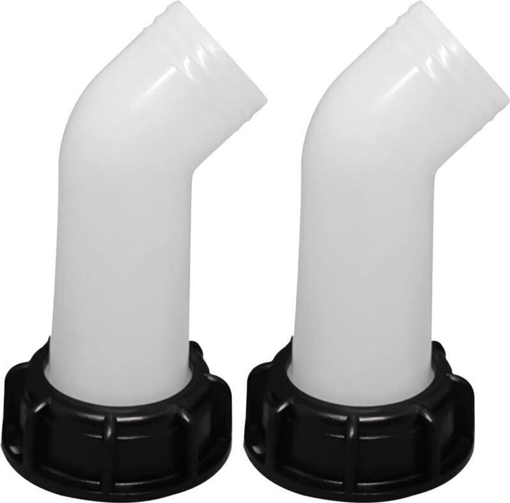 Set mit 2 Teilen, bestehend aus Ablassmutter, 1000-Liter-Tankanschluss, Ventilanschluss, Verlängerungsrohr, Anschlussadapter, Tankhahnanschluss un...