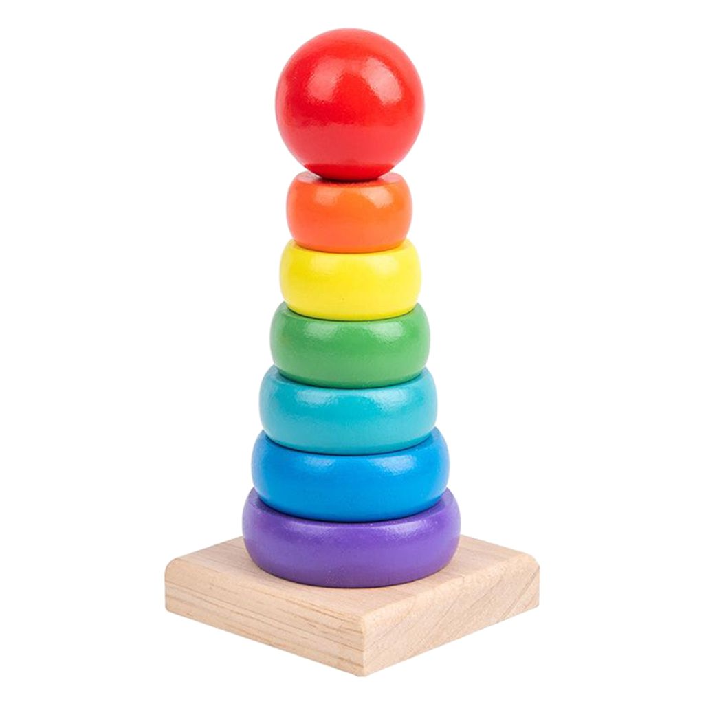 Holzbausteine Stapel Bausteine Spielzeug Balancespiel Geschenk für Kinder NEU 