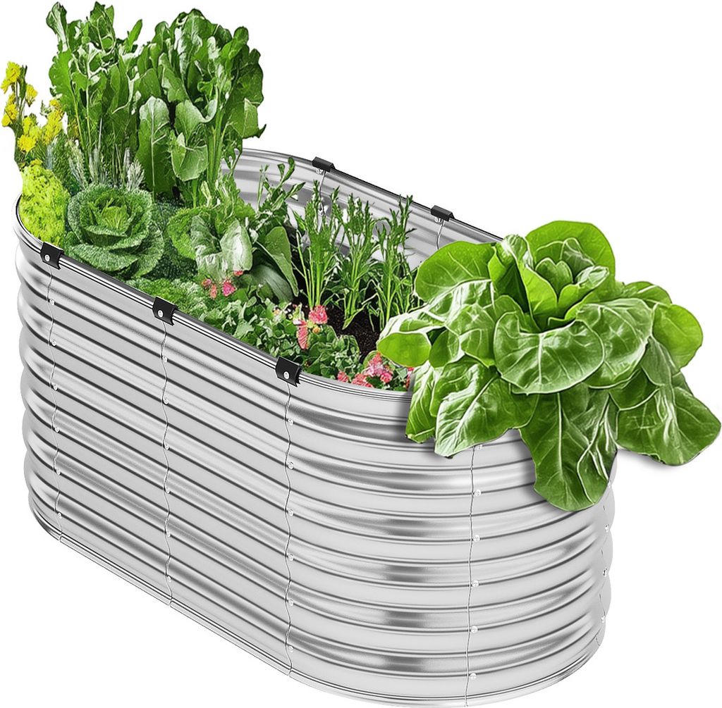 VEVOR Bac à plantes surélevé en métal, grand, 1200 x 575 x Image du produit 