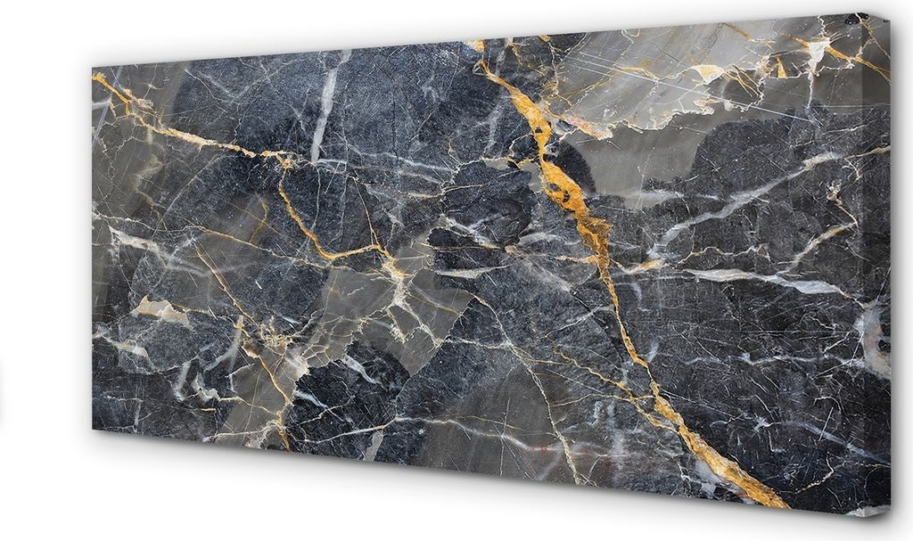 Leinwandbild 100x50 Wandkunst Marmorsteinmauer