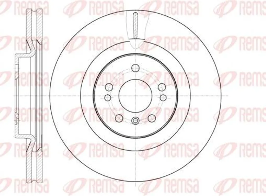 Disque de frein REMSA 61030.10 : Stop aux vibrations sur Mercedes Classe R