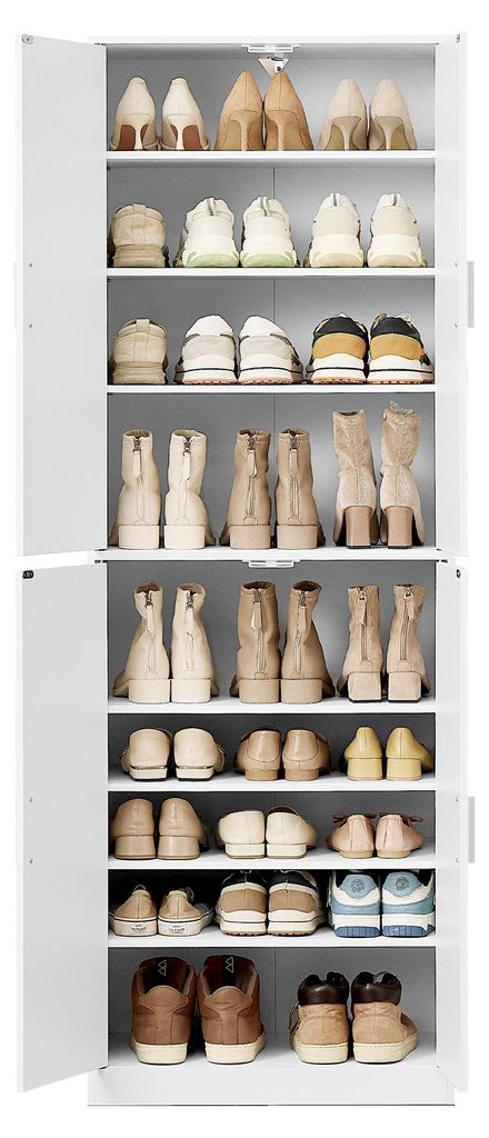 VASAGLE Schuhschrank mit verstellbaren Ablagen, Produktbild 