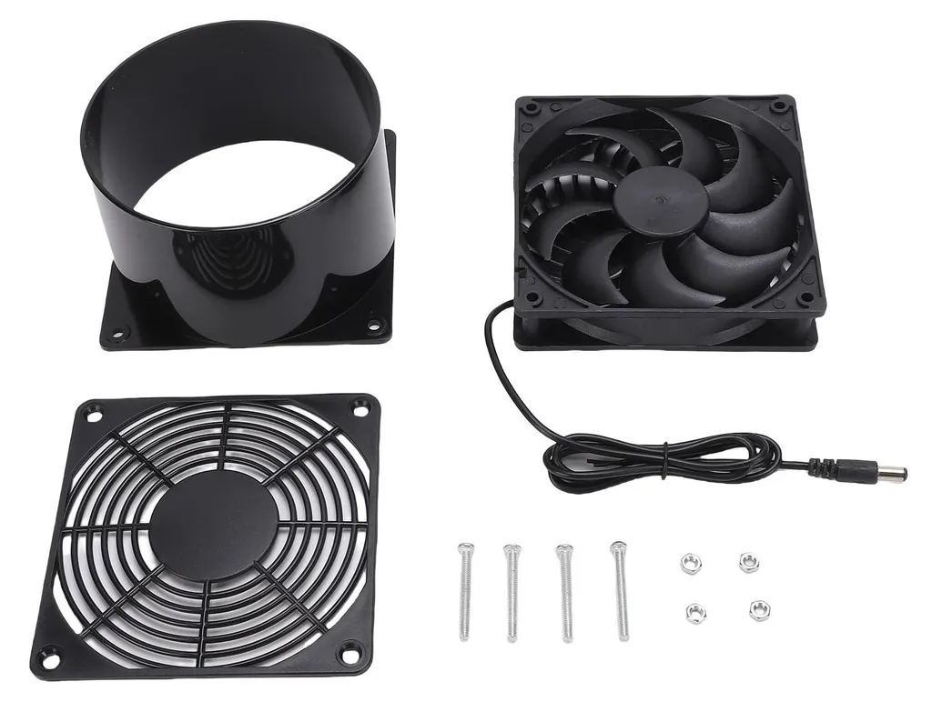 Kit aération solaire rond en ABS ventilateur d'extraction pour la maison