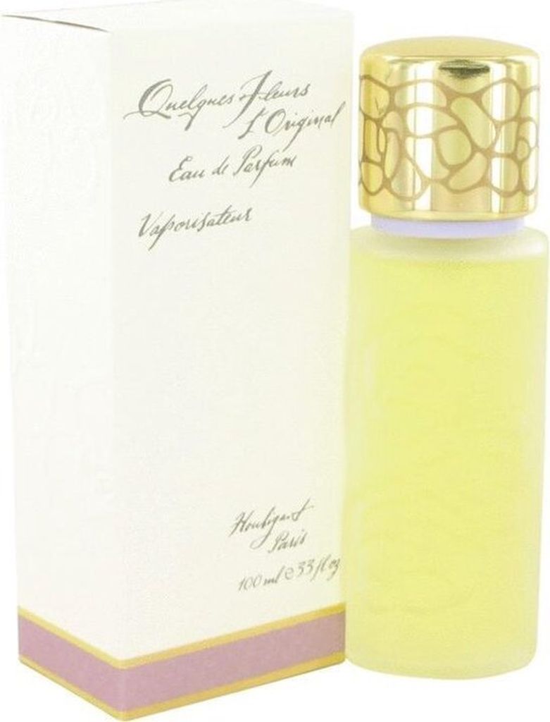 A perfume bottle and its box are displayed against a white background.