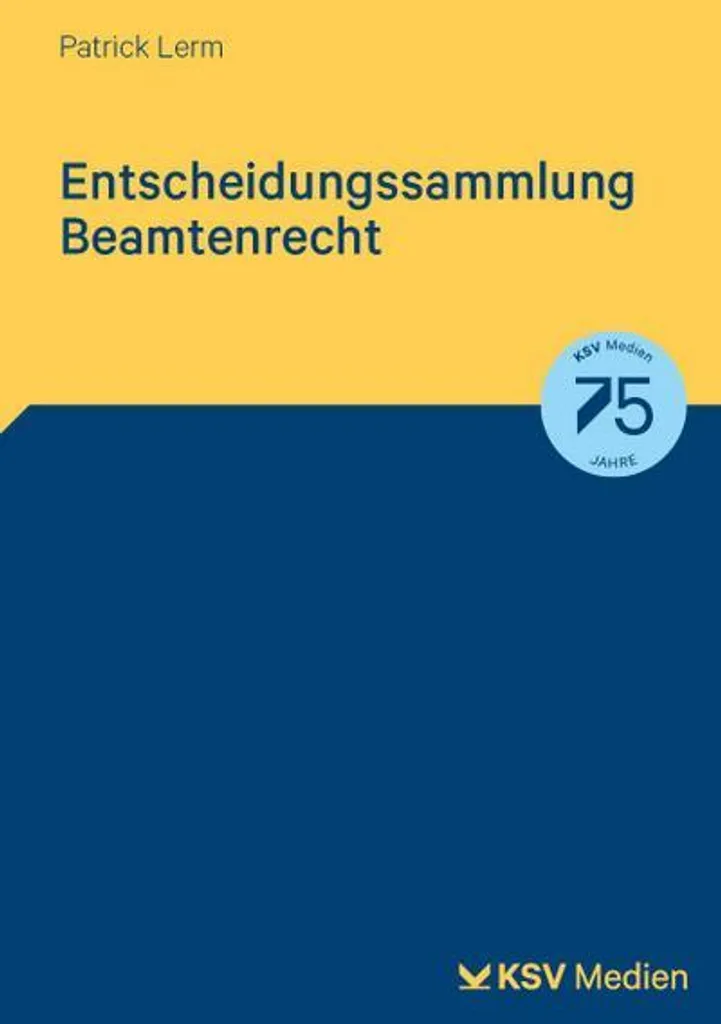 Entscheidungssammlung Beamtenrecht : Recueil Droit de la Fonction Publique