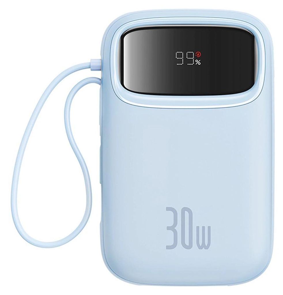 Powerbank Baseus QPow 2 10000mAh 30W 2xUSB-C (blue) Immagine del prodotto 