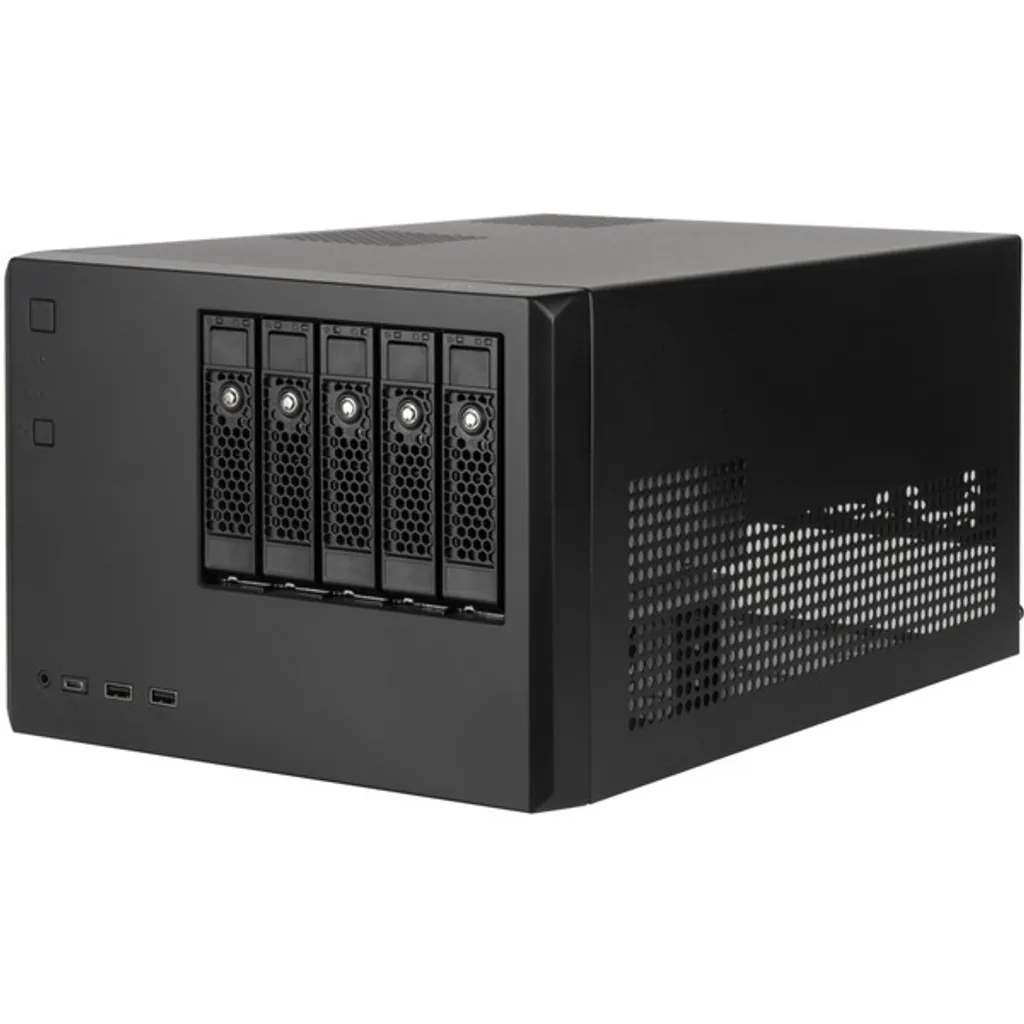 Boîtier PC pour Serveur Domestique SilverStone SST-CS351 Compact Noir - 3