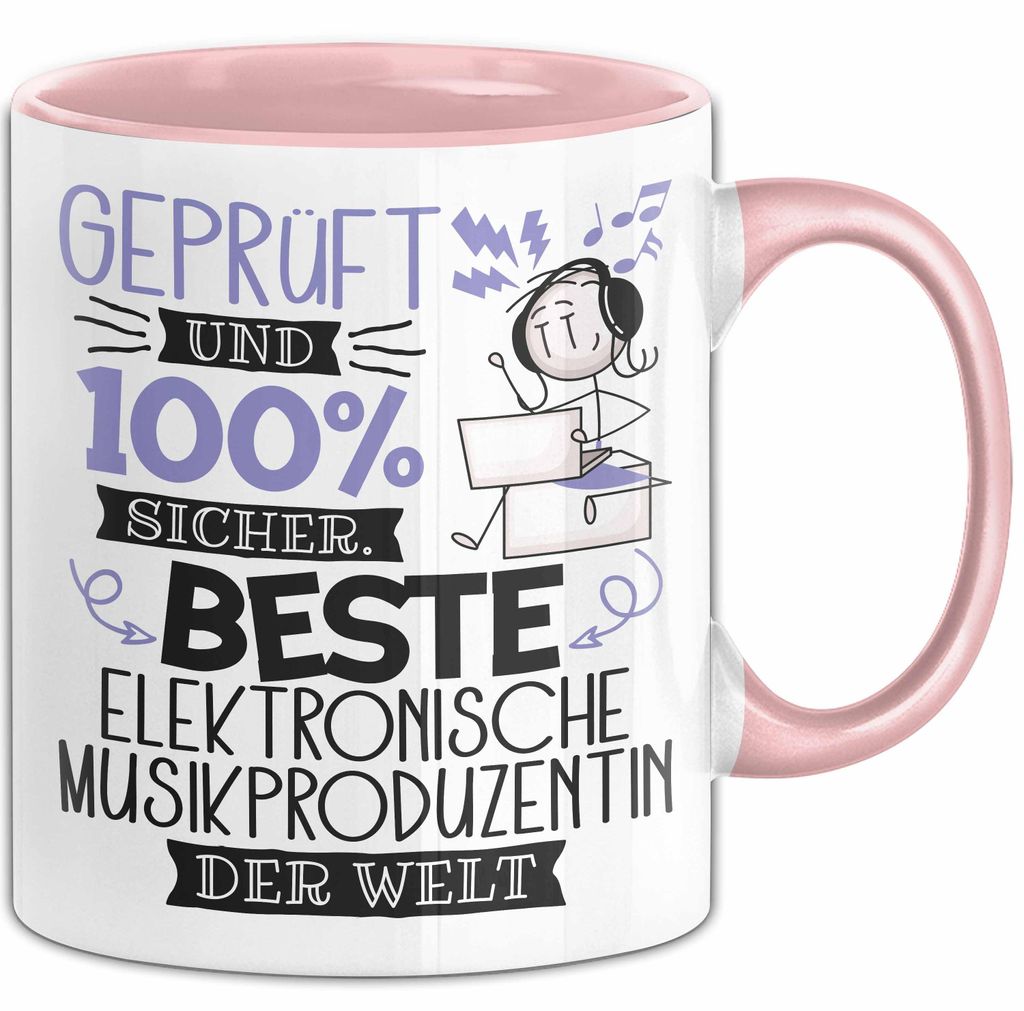 Beste Elektronische Musikproduzentin Der Welt Tasse Geschenk für Eine Elektronische Musikproduzentin Und Sicher Geschenkidee Geburtstag Weihnacht...
