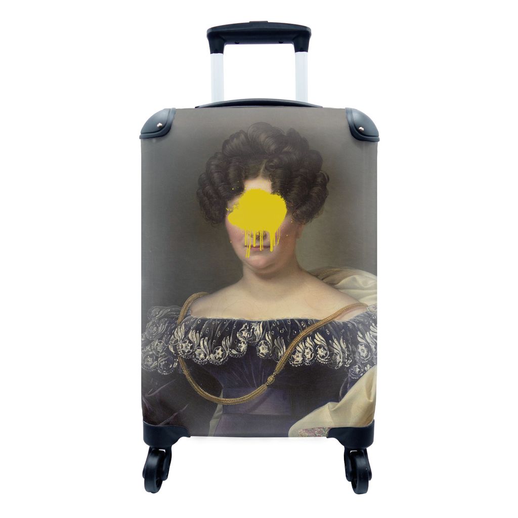 MuchoWow Koffer Handgepäck Trolley Rollkoffer Kleine Reisekoffer mit 4 Rollen - Johanna Henriette Engelen - Dubois Drahonet - Gemälde - Cabin S...