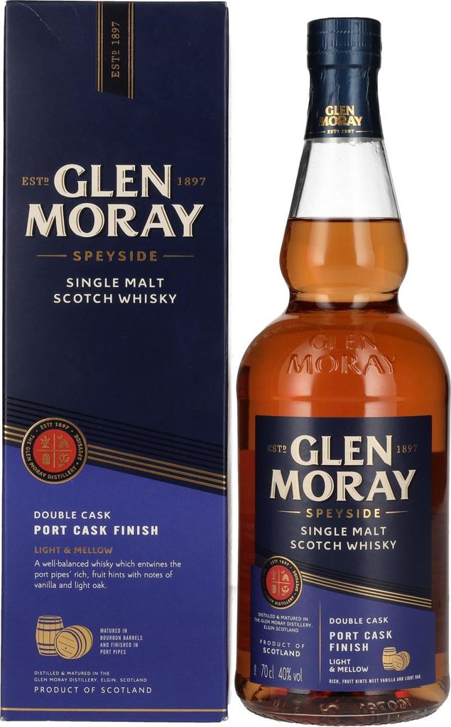Glen Moray Port Cask Finish - Speyside Single Malt Scotch Produktbild 