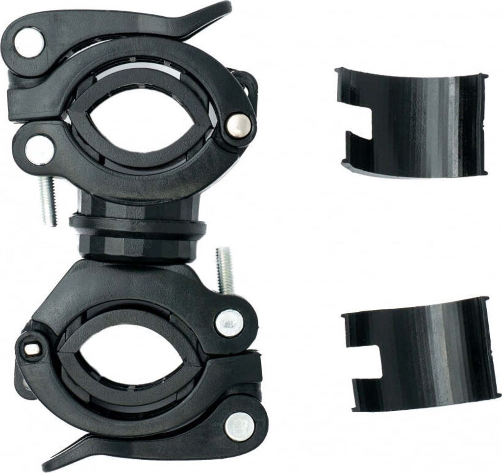 Fahrrad Halterung Befestigung in Schwarz für Lampe Fahrradpumpe