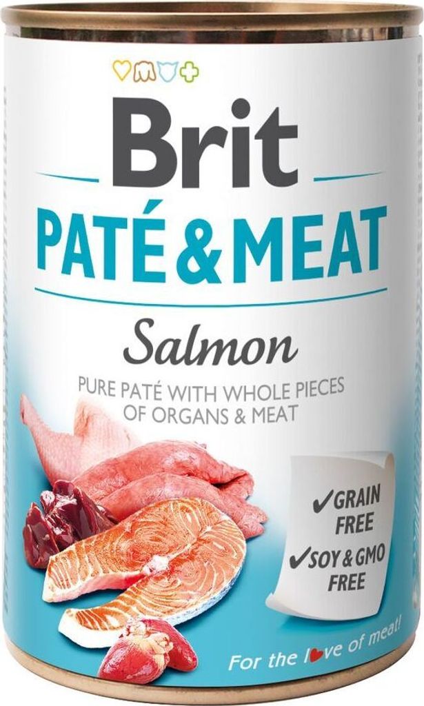 Konzerva BRIT Paté & Meat Salmon 400 g Zdjęcie produktu 