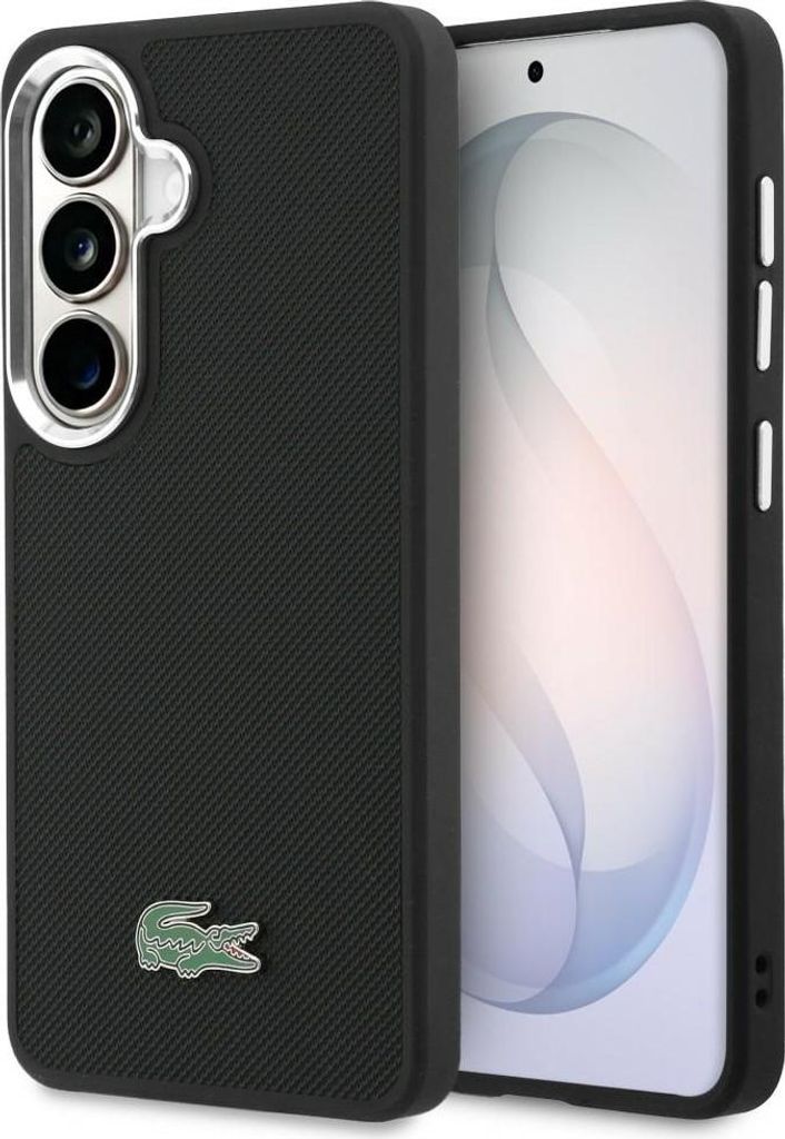 Hülle Lacoste Galaxy S26 Plus Petit Pique schwarz MagSafe Produktbild 
