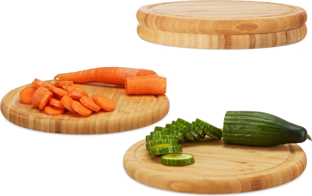 Planches pour petit-déjeuner et brunch familial lot de 4 pièces 30 cm