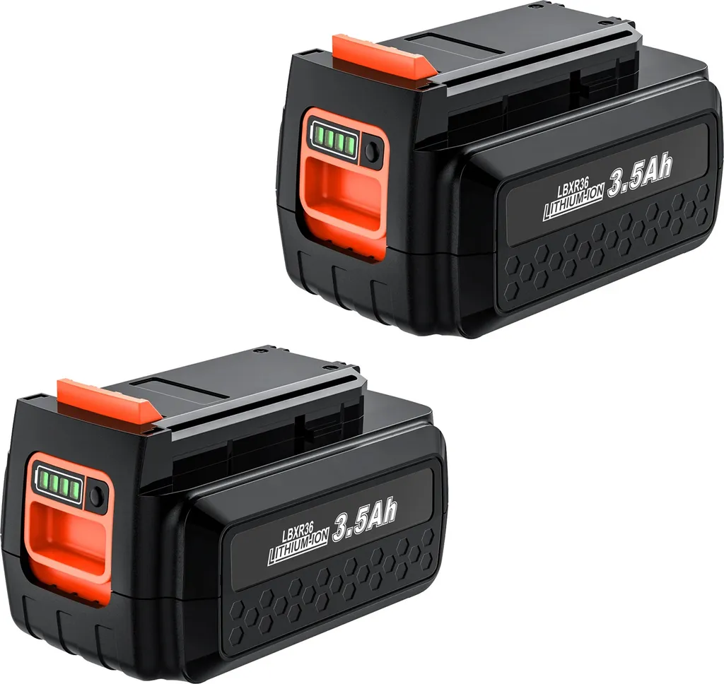 Batterie 40V 3500mAh Li-ion Haute Performance pour Black & Decker - x2