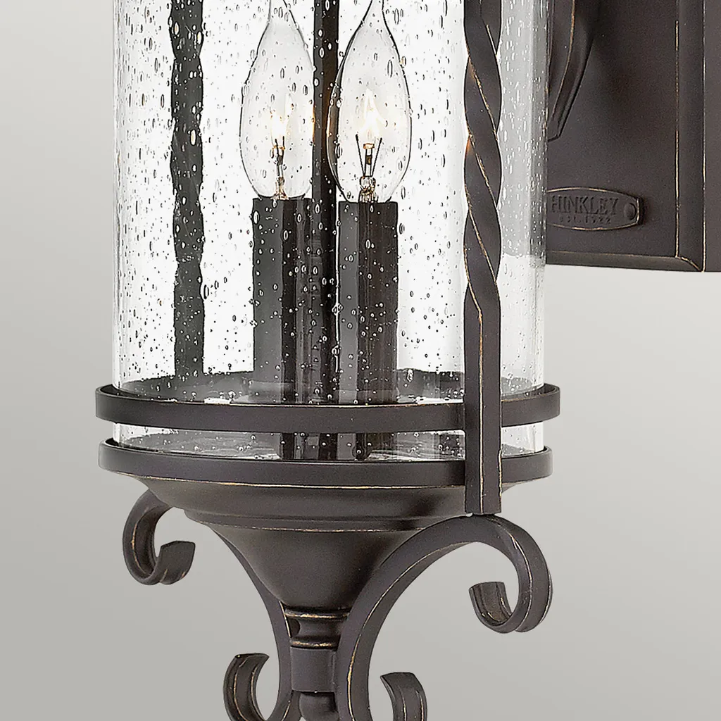 Lanterne murale extérieure rétro Stara czerń en métal noir E14 40W - 4