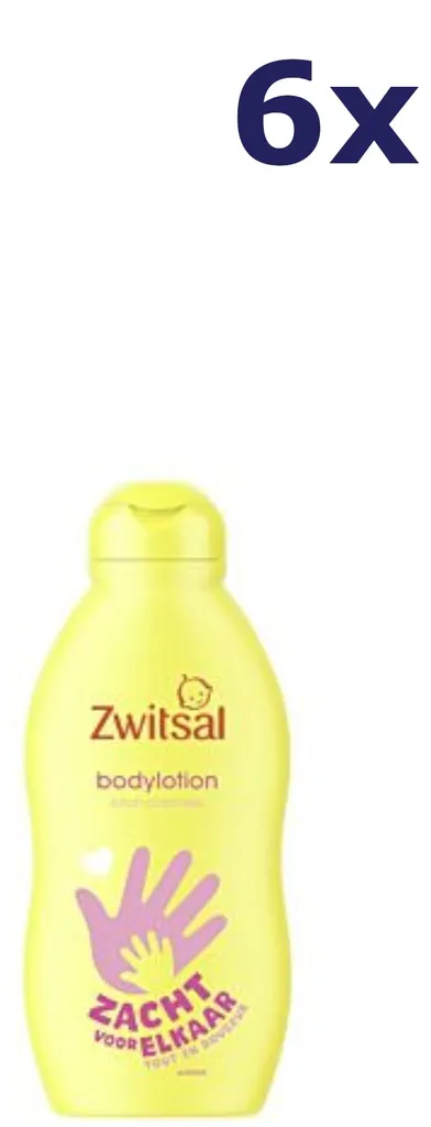 Lotion pour le corps Zwitsal contre la peau sèche lot de 6 x 200 ml pH neutre