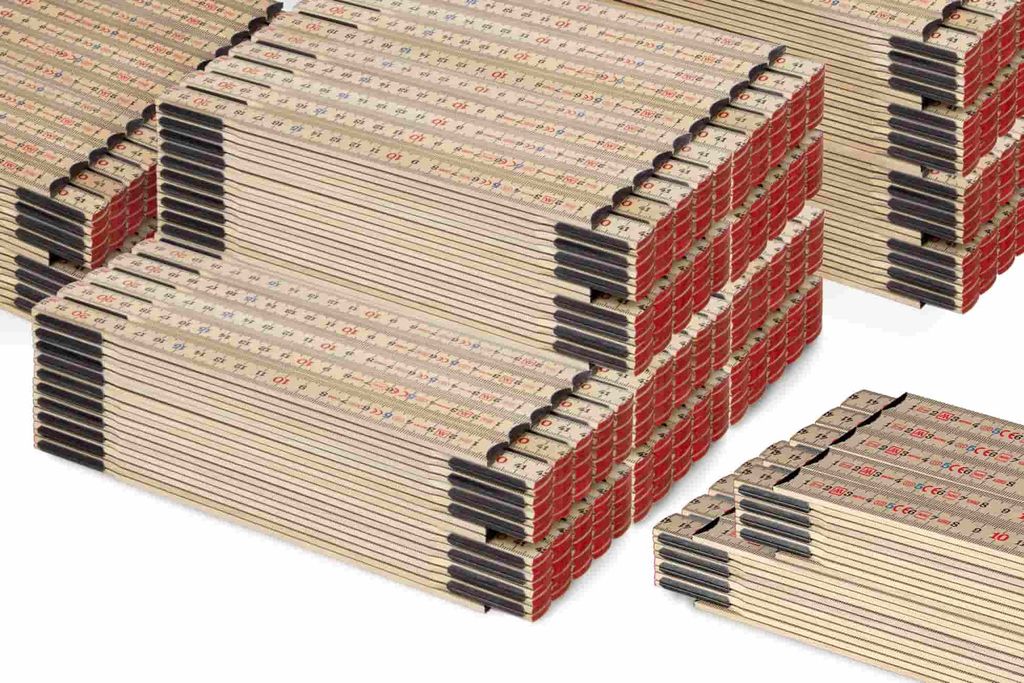 100 Stk. | Metrie 2m Zollstock Slimboy | Glasbirke