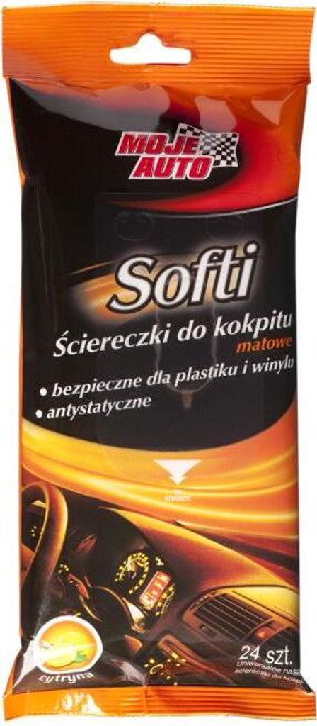 Chusteczki do czyszczenia kokpitu samochodowego matowe Produktbild 