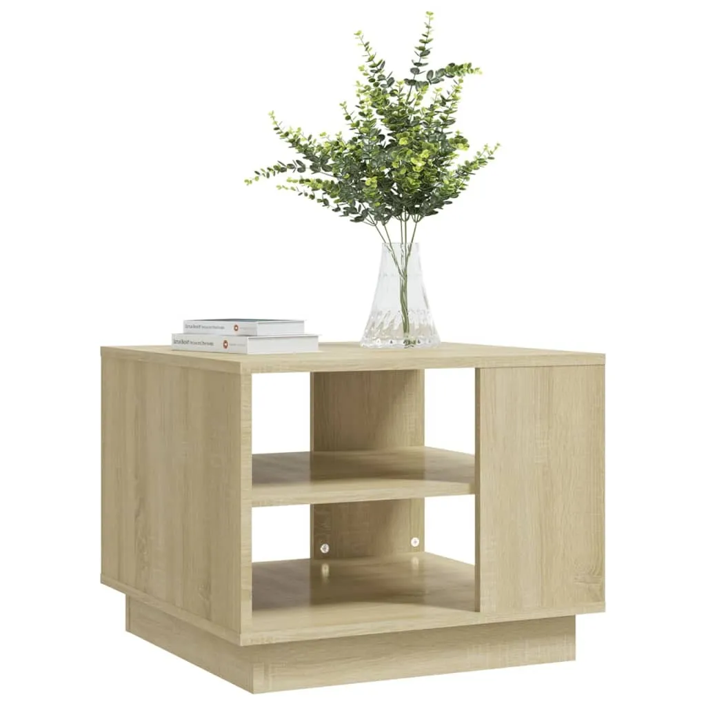 Tavolino Rovere Sonoma 55x55x43 | Il Must-Have per un Salotto Instagrammable - 4