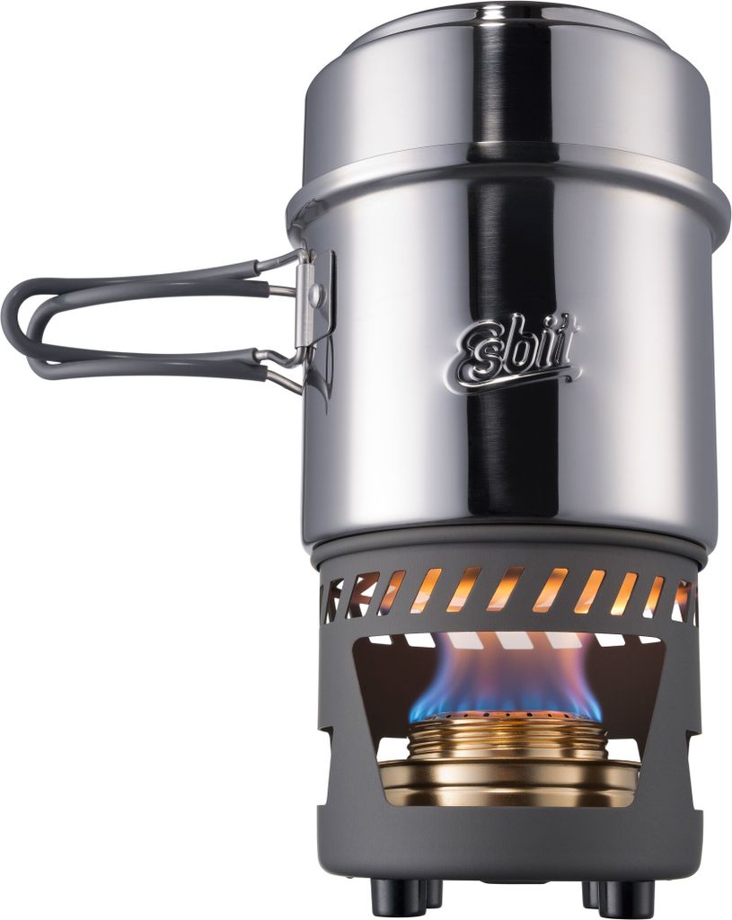 ESBIT Spiritus Kochset, 985ml, Edelstahl - nur 530g