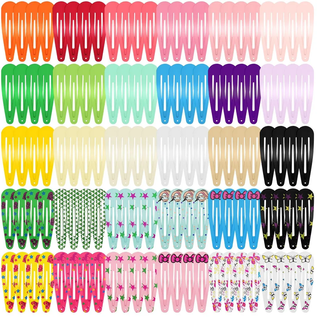 Barrettes Cheveux Fille Antidérapantes 3cm pour Maintenir Cheveux Fins