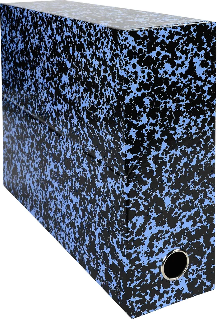 Exacompta Annonay Boîte de Transfert Dos 90mm Grande Capacité Bleu