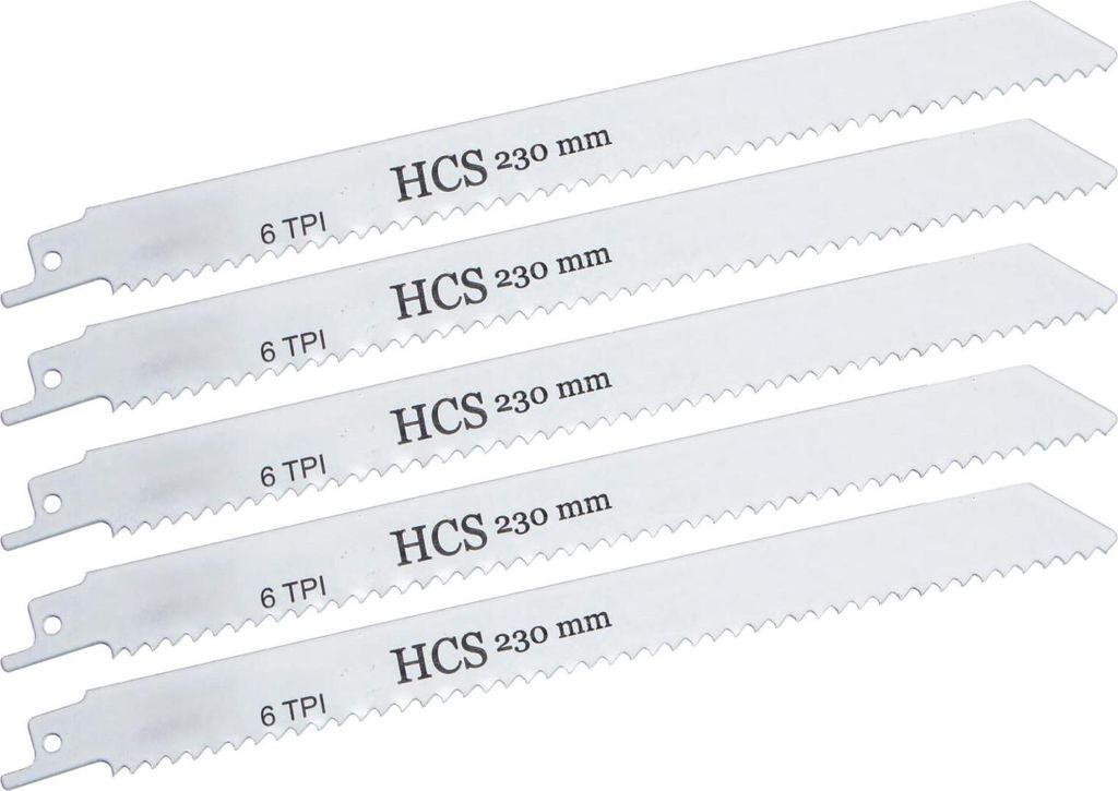 5 HCS Säbelsägeblätter Holz Kunststoff 230mm Sägeblätter Produktbild 