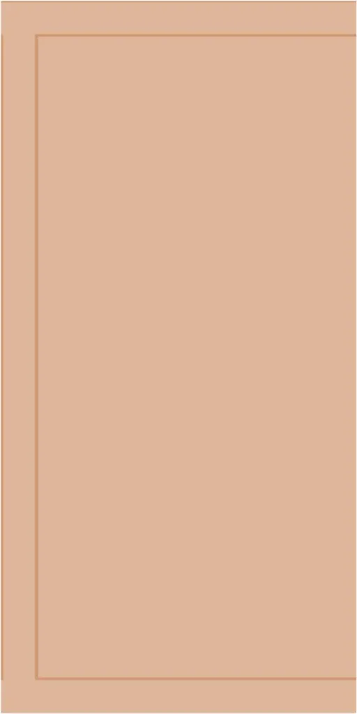 Wall Sticker Boiserie Rettangolare Marrone 50x100 | Decorazione Fai-da-te