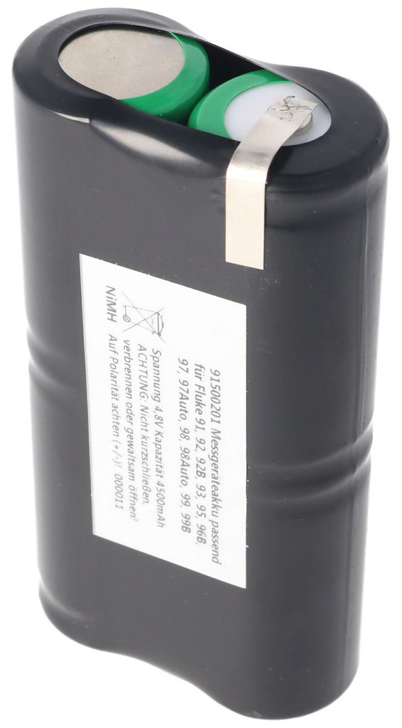 Akkupack für Fluke ScopeMeter PM9086 Akku NiMH 4,8 Volt 4000mAh