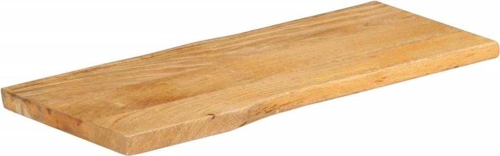 vidaXL Piano di lavoro con bordo ad albero 80x40x3,8 cm in Immagine del prodotto 