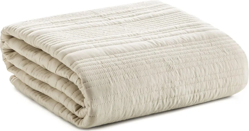 Copriletto Matrimoniale Tara 220x240 Beige Scuro: Microfibra Premium
