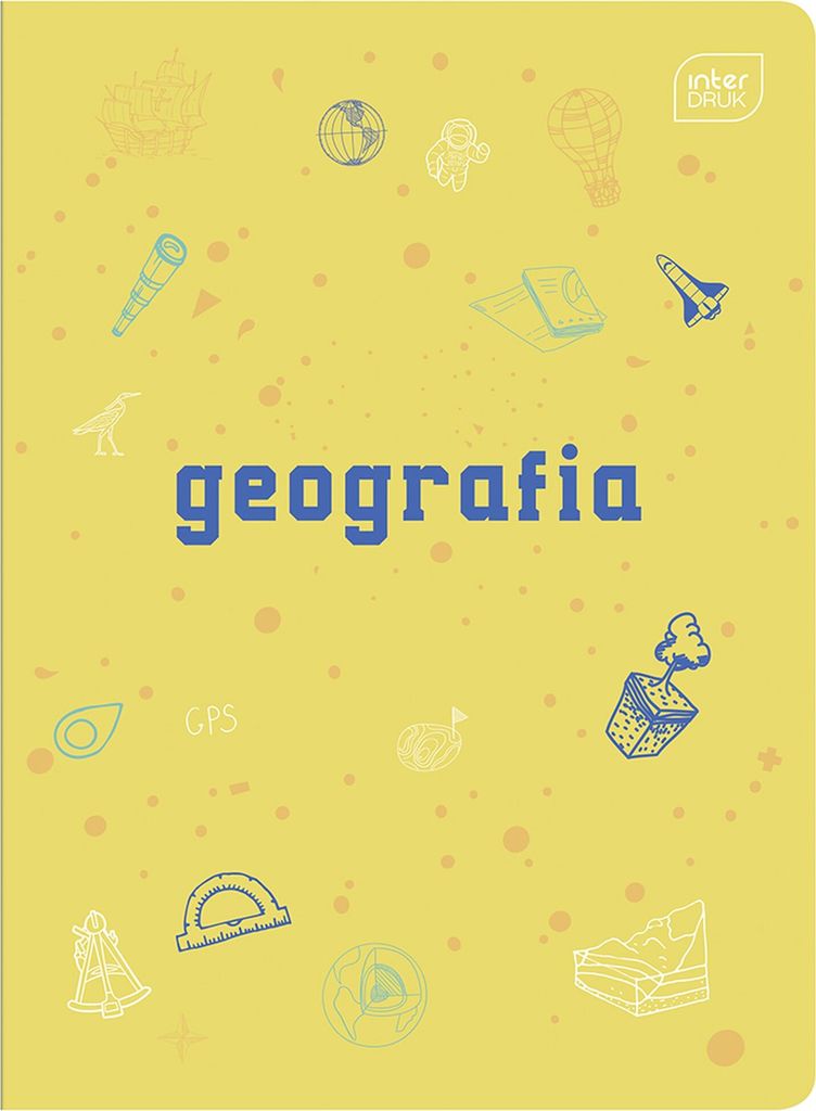 Interdruk Übungsbuch A5 60 Blatt ??70g/m² Geographie Hybrid /