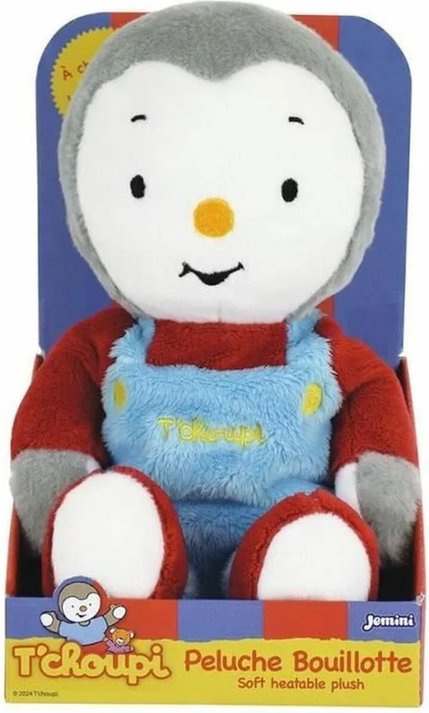 Doudou Peluche T'choupi Rose Jemini - Jouet Premier Âge Premier Prix