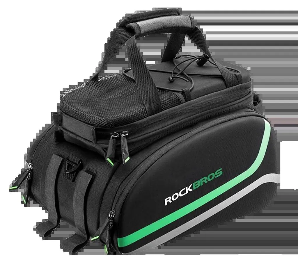 Sacoche de transport vélo 35L pour voyage et courses volume ajustable