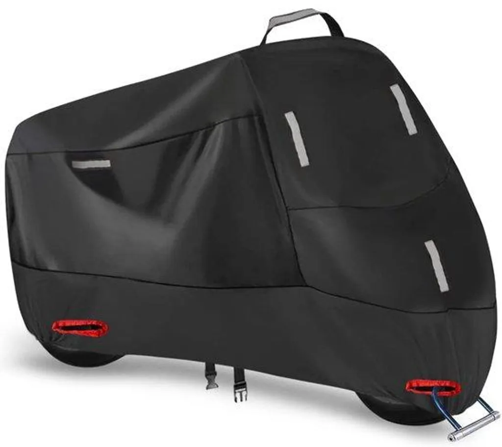 Bâche de protection moto respirante XL avec bandes réfléchissantes
