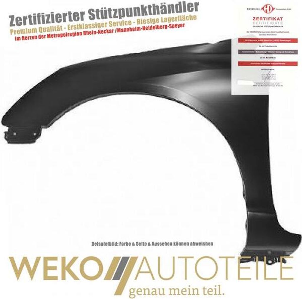 Diederichs Kotflügel li. Civic H/B, 01-03 3/5-trg.