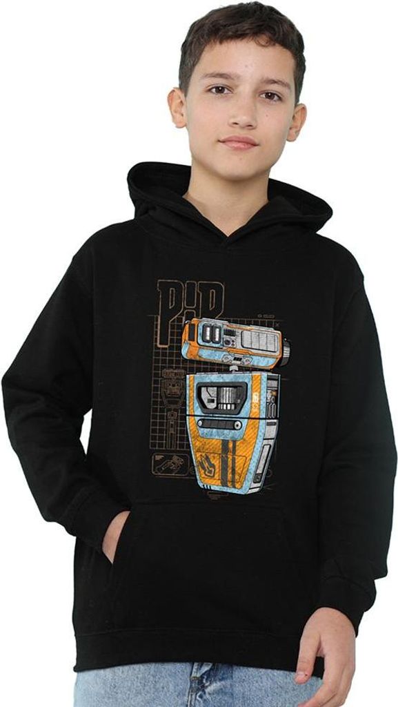 Star Wars: The Acolyte - "Pip Droid" Kapuzenpullover für Kinder TV24572 (116) (Schwarz)