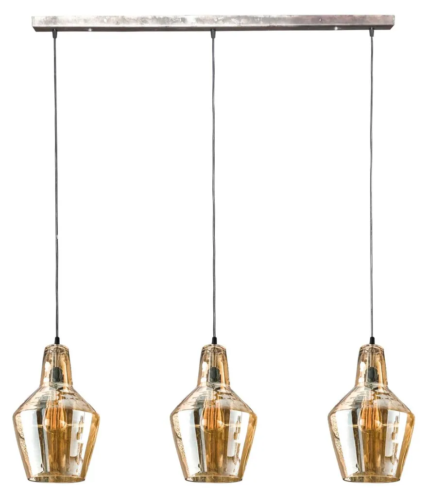 Plafonnier XXL Doré 112 cm pour Éclairage de Grande Salle à Manger