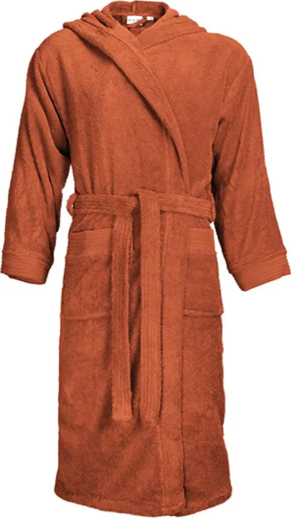 The One Towelling® T1-BH | Accappatoio con cappuccio - Accappatoio - Colore: Terra Spice - Taglia: S/M